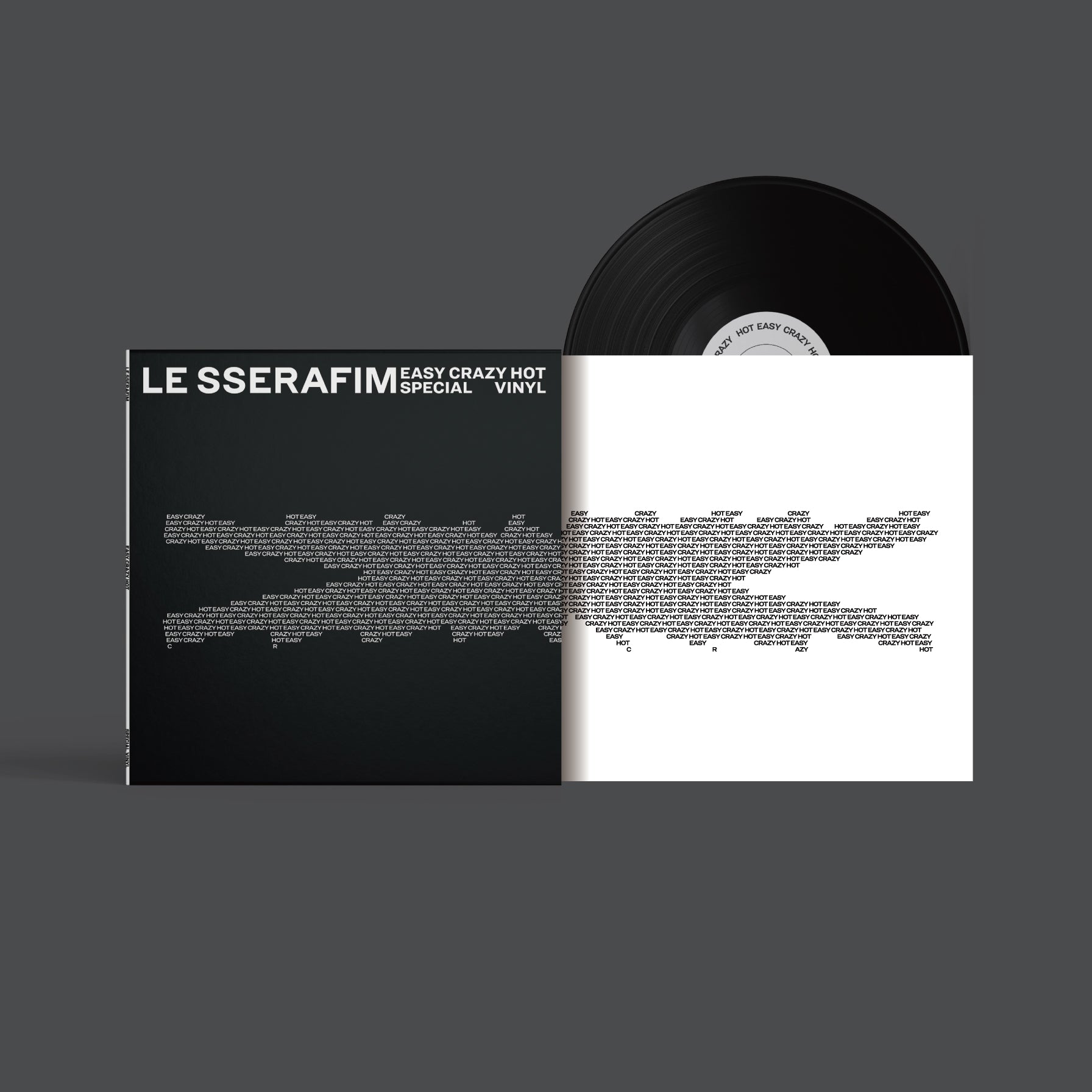 EASY-CRAZY-HOT' SPECIAL VINYL [CARBON BLACK] - LE SSERAFIM
