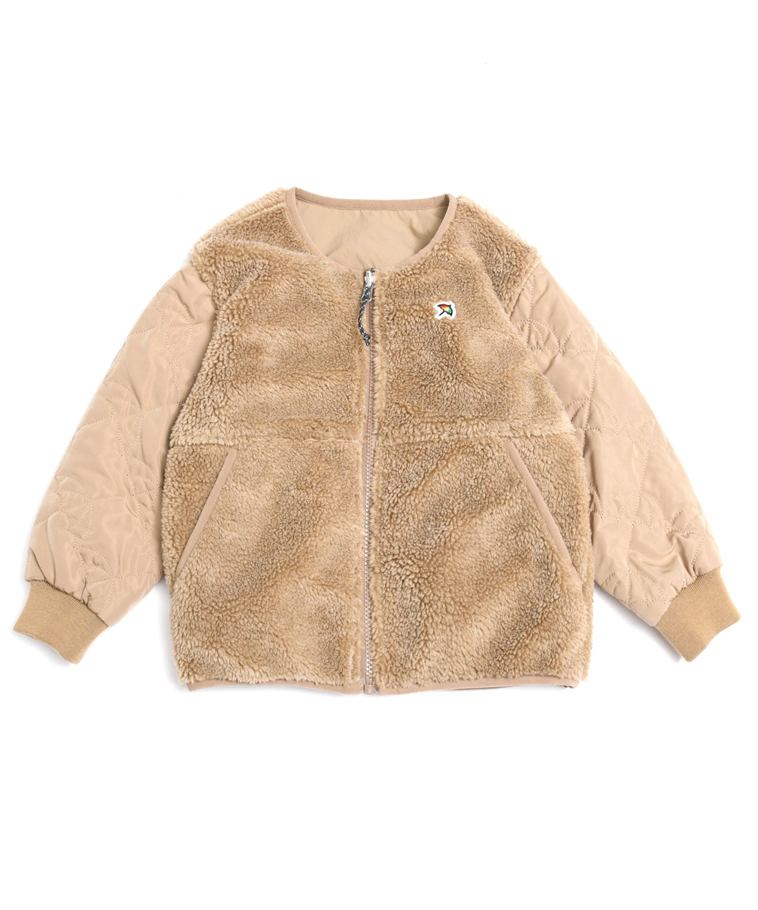 リバーシブル アンブレラキルト×ボアJKT【キッズ】（その他のアウター