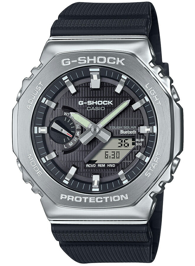 G-SHOCK メタルカバード GBM-2100-1AJF メンズ ソーラー Bluetooth
