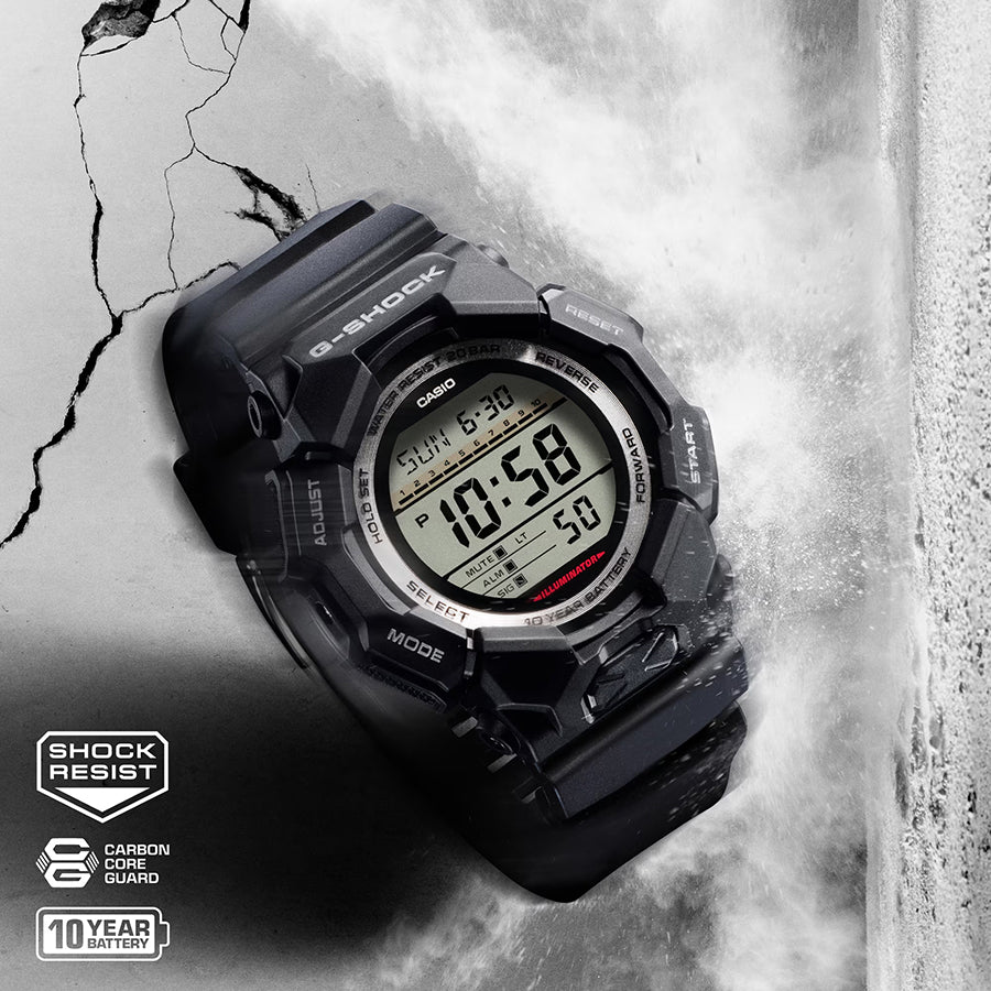 G-SHOCK 10年バッテリー GD-010-1JF メンズ 電池式 デジタル ラウンド
