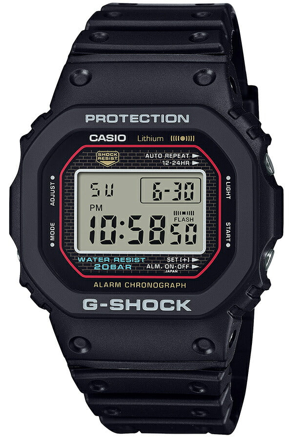 G-SHOCK 初代 復刻モデル DW-5000R-1AJF メンズ 電池式 デジタル