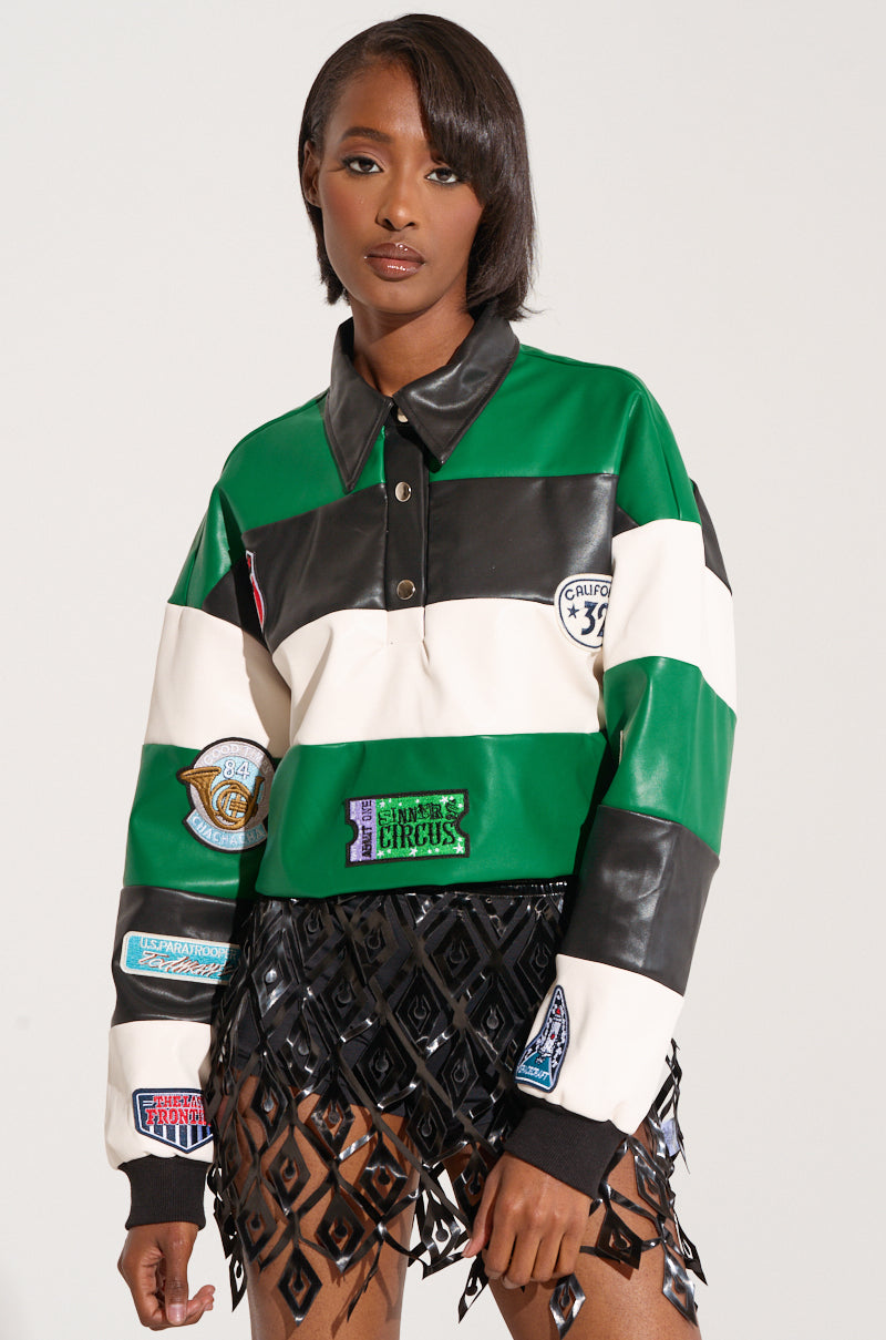 BIGGEST FAN LONG SLEEVE RUGBY TOP – AKIRA