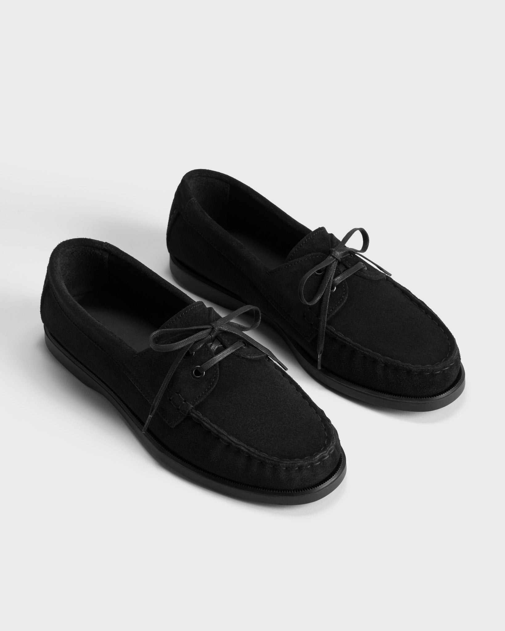 City Moc - Black Suede | Atelier Saman Amel