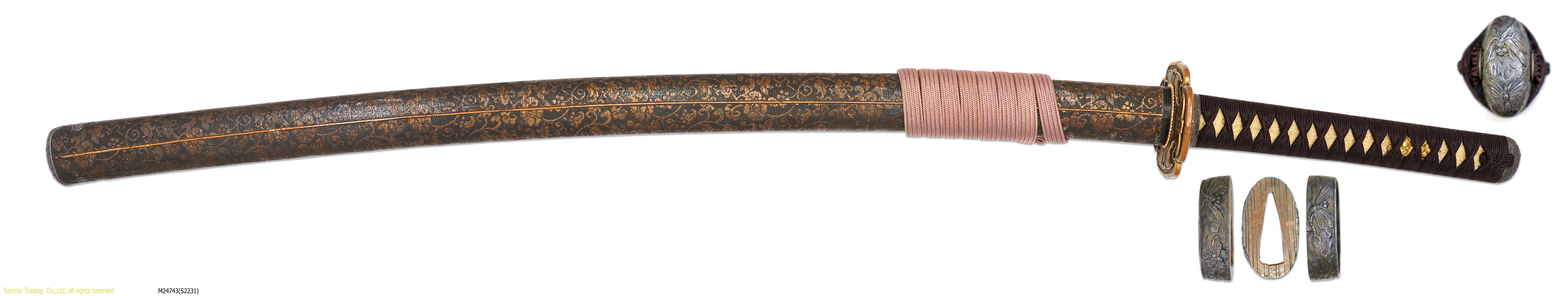 刀 銘 加州住藤原友重 正保三年二月日