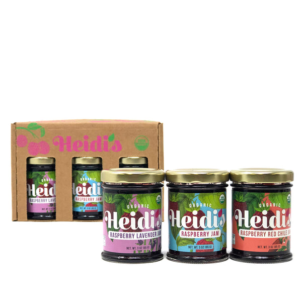 Heidi's Organic Jams 3-Pack Sampler (3x3oz) – Santa Fe Olive Oil