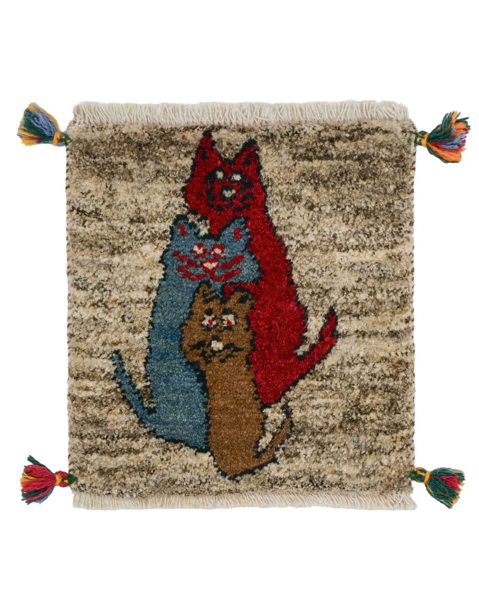 ペルシャギャッベ 約39cm x 40cm｜SATHI RUGS