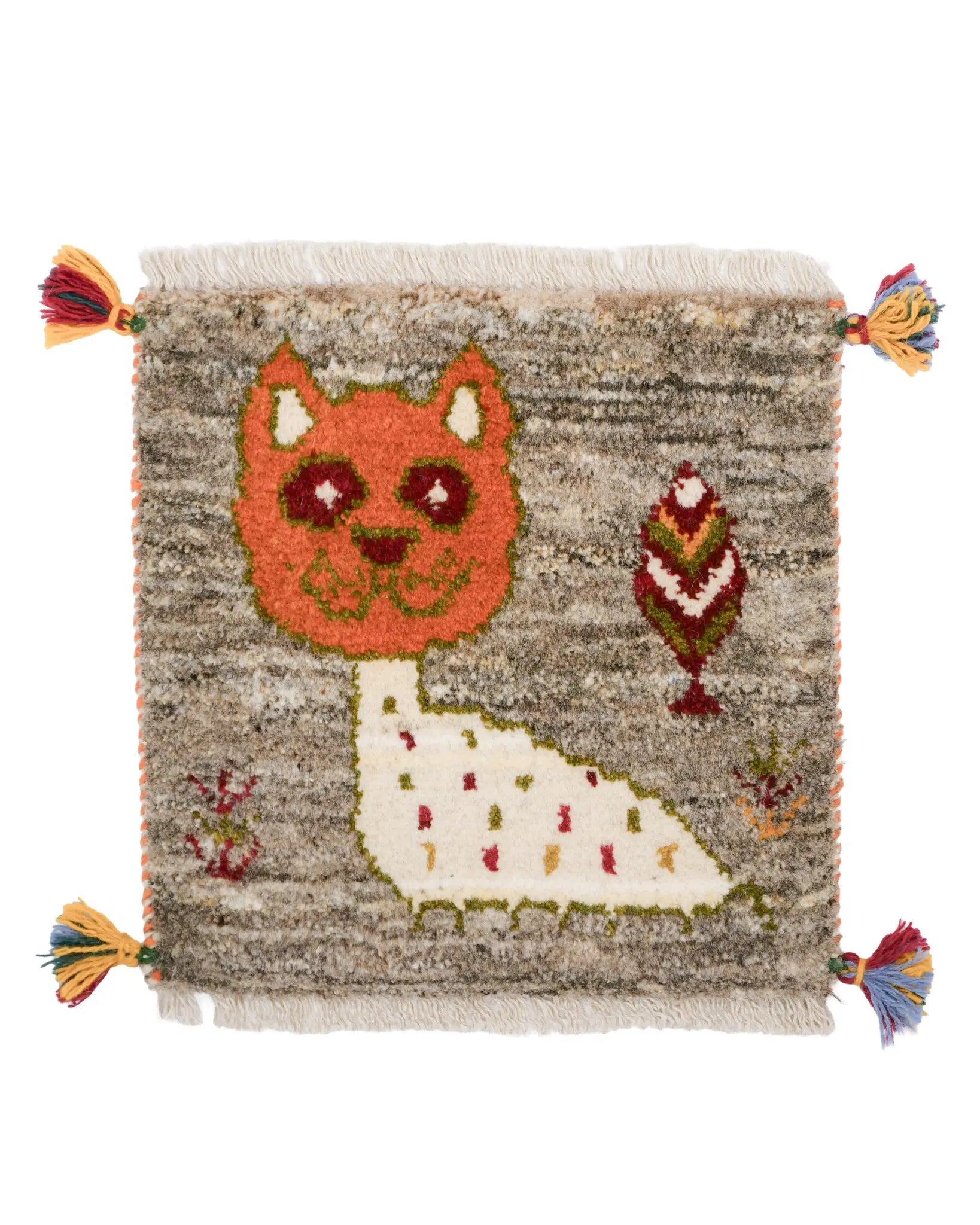 ペルシャギャッベ 約41cm x 41cm｜SATHI RUGS