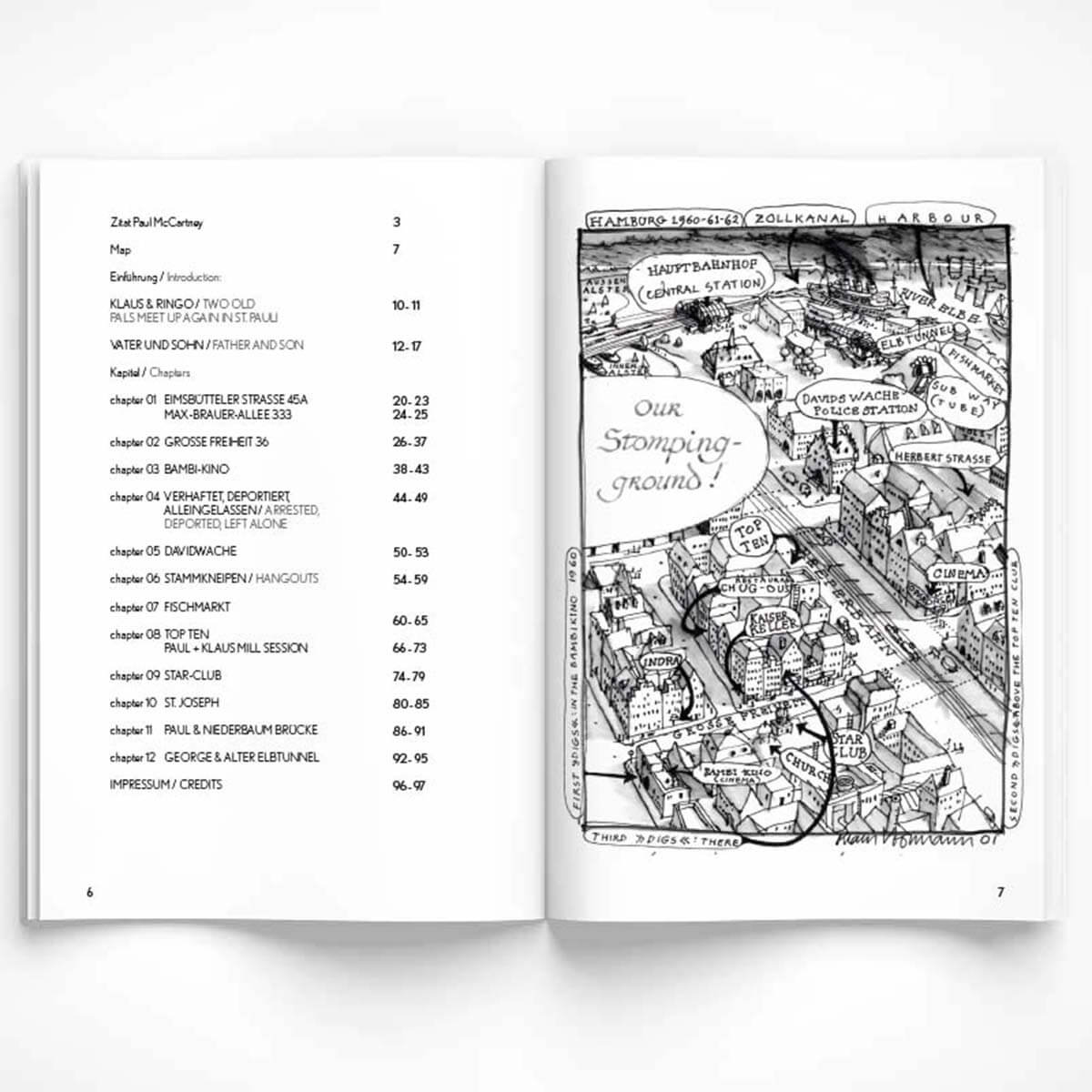 クラウス・フォアマン洋書「ハンブルク・ストンピング・グラウンド