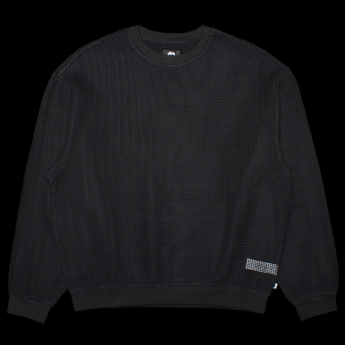 Cotton Mesh L/S Crew – Premier