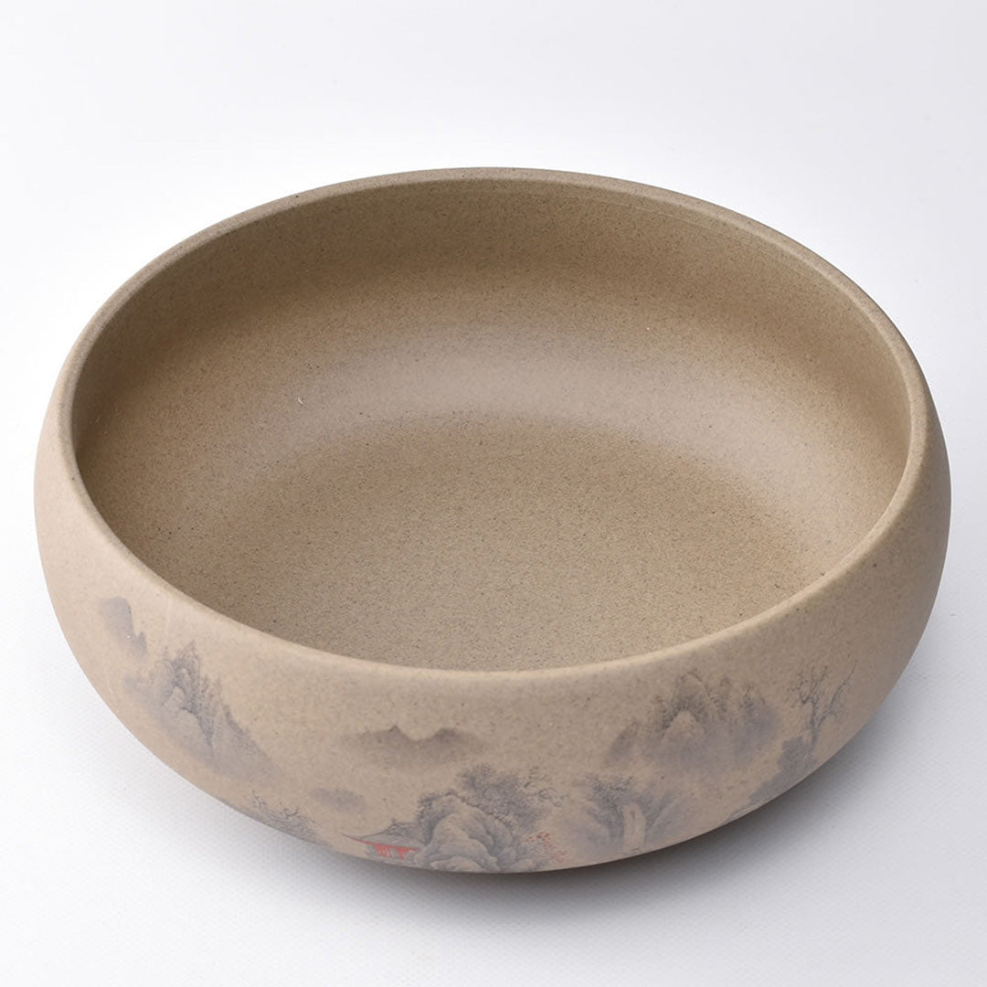 粗陶茶洗（山水）｜中国茶器専門店の通販・天香茶行