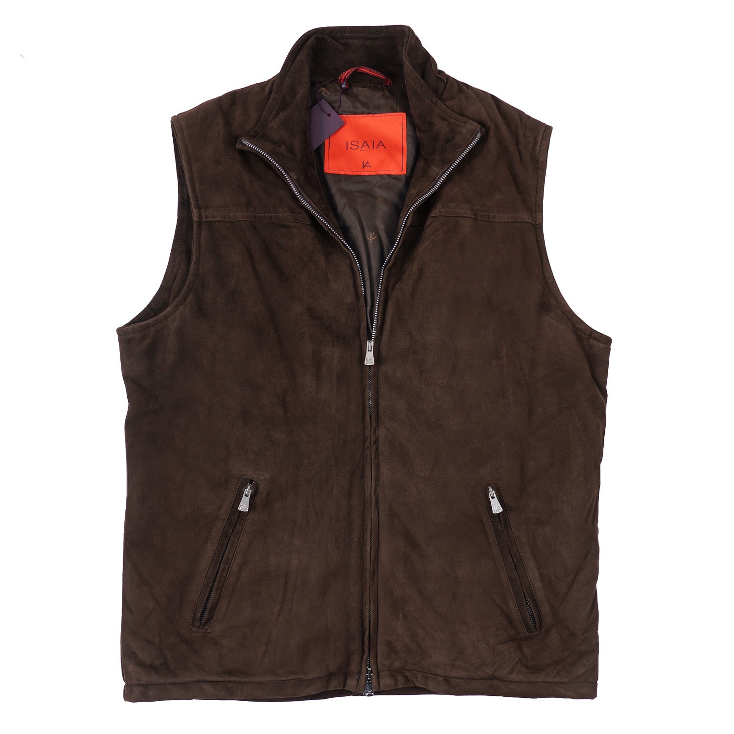 Isaia Soft Suede 'Aqua Leather' Vest – Top Shelf Apparel