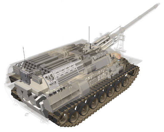 自走砲「クルセイダー」。 プロジェクトXM2001クルセイダー（アメリカ）