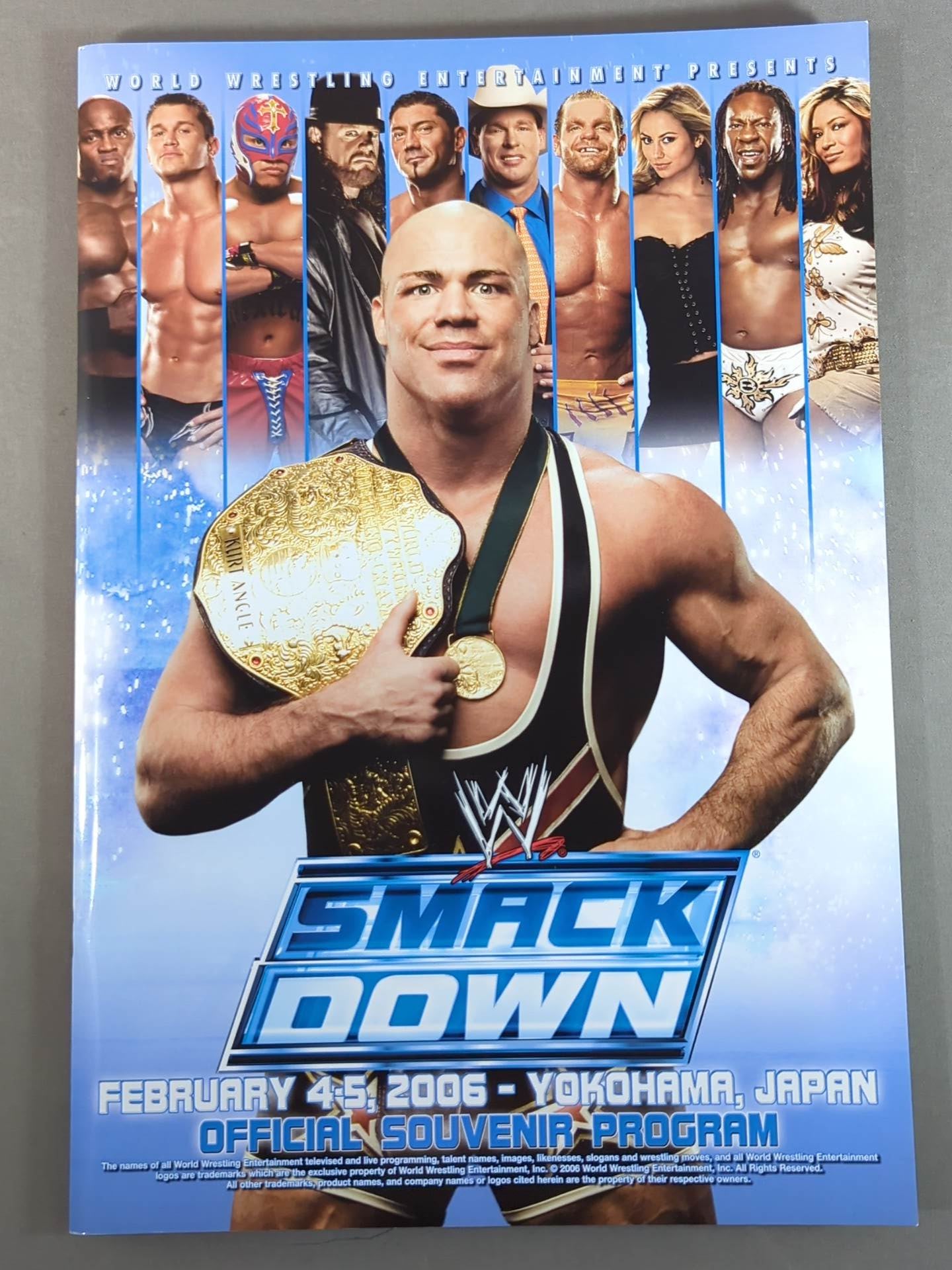WWE SMACKDOWN! TOUR OFFICIAL SOUVENIR PROGRAM 2006 – 闘道館
