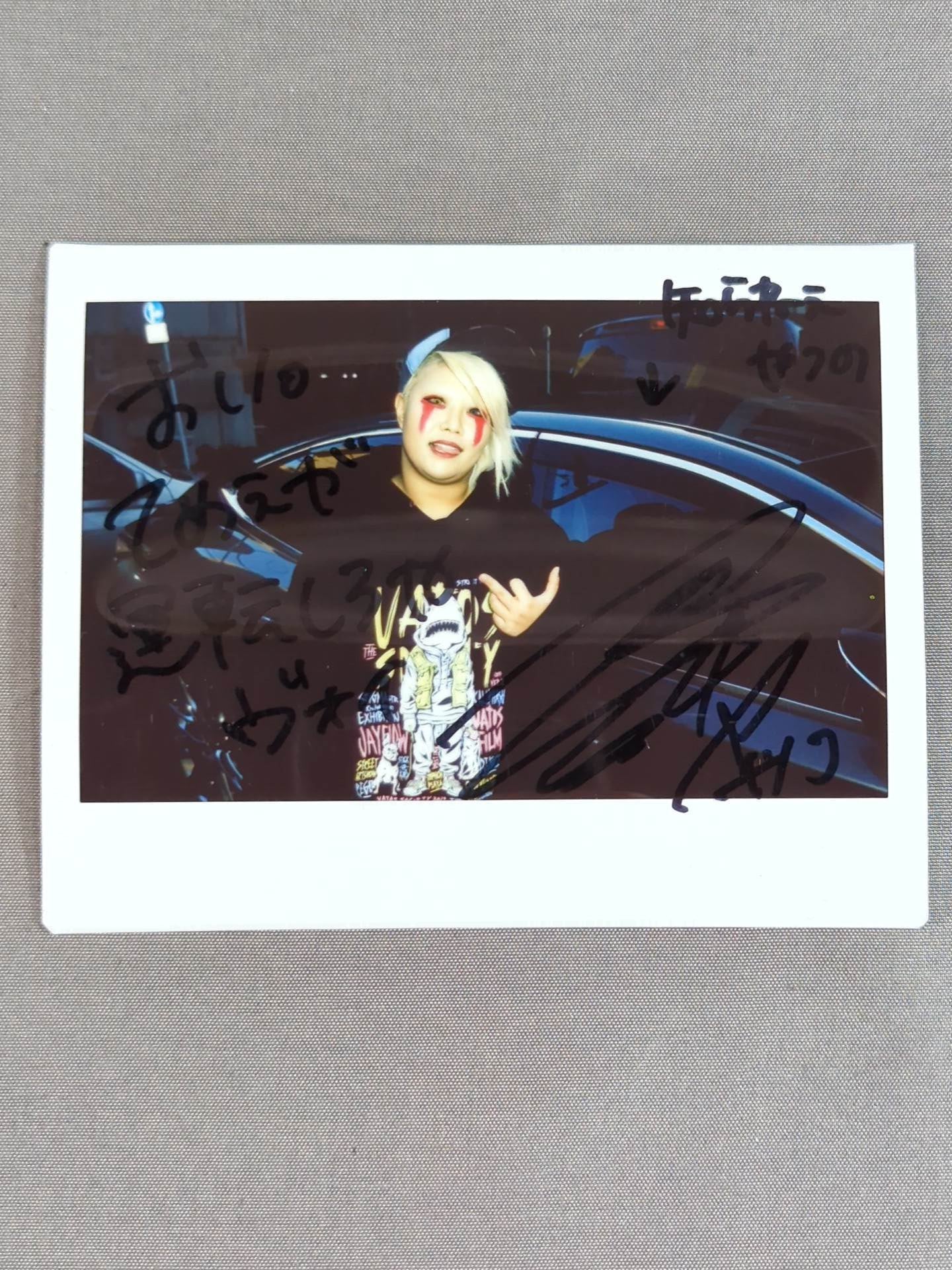 リョウ 直筆サイン入り チェキ 刀羅ナツコ 直筆サイン入りチェキ(C-2