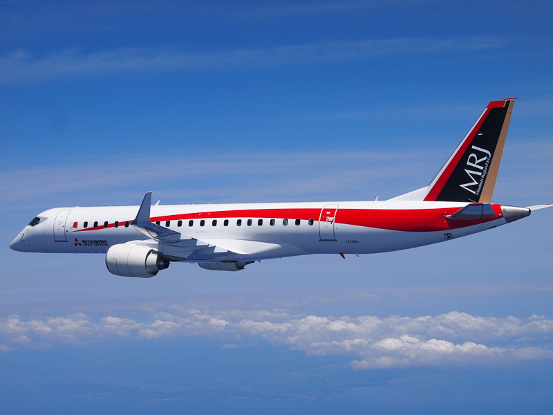 三菱航空機、「MRJ」飛行試験機2号機が初飛行 MRJの4K動画も公開