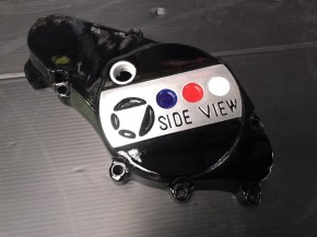 CBX400F サイドビュー / クラッチカバー / O＆Tバックステップ｜旧車