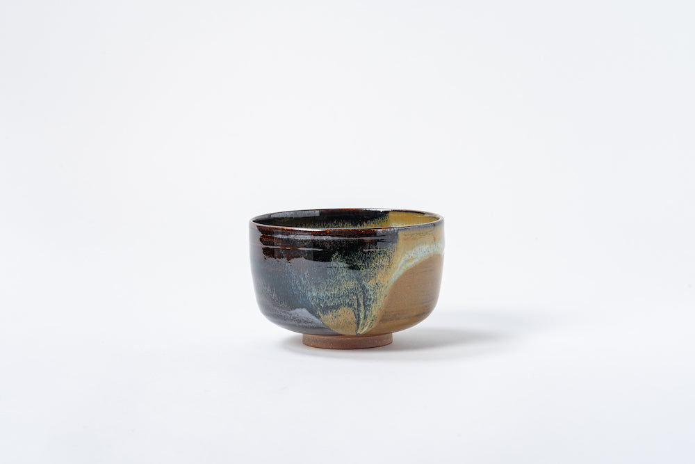 碗形掛分茶碗 十三代 髙取八山造 – 高取焼宗家