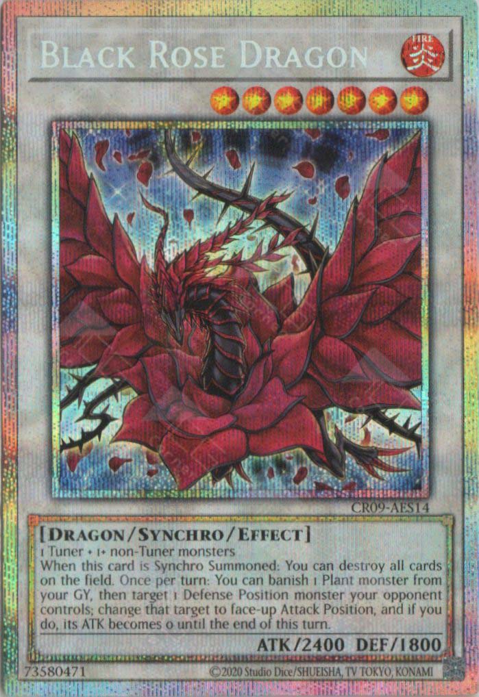 CR09-AES14 Black Rose Dragon (PSER) (Status B) – TCG Corner