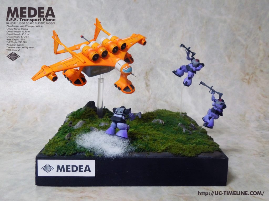バンダイ_旧キット_1/550_ミデア – UC-TIMELINE. ガンプラ好きだけど
