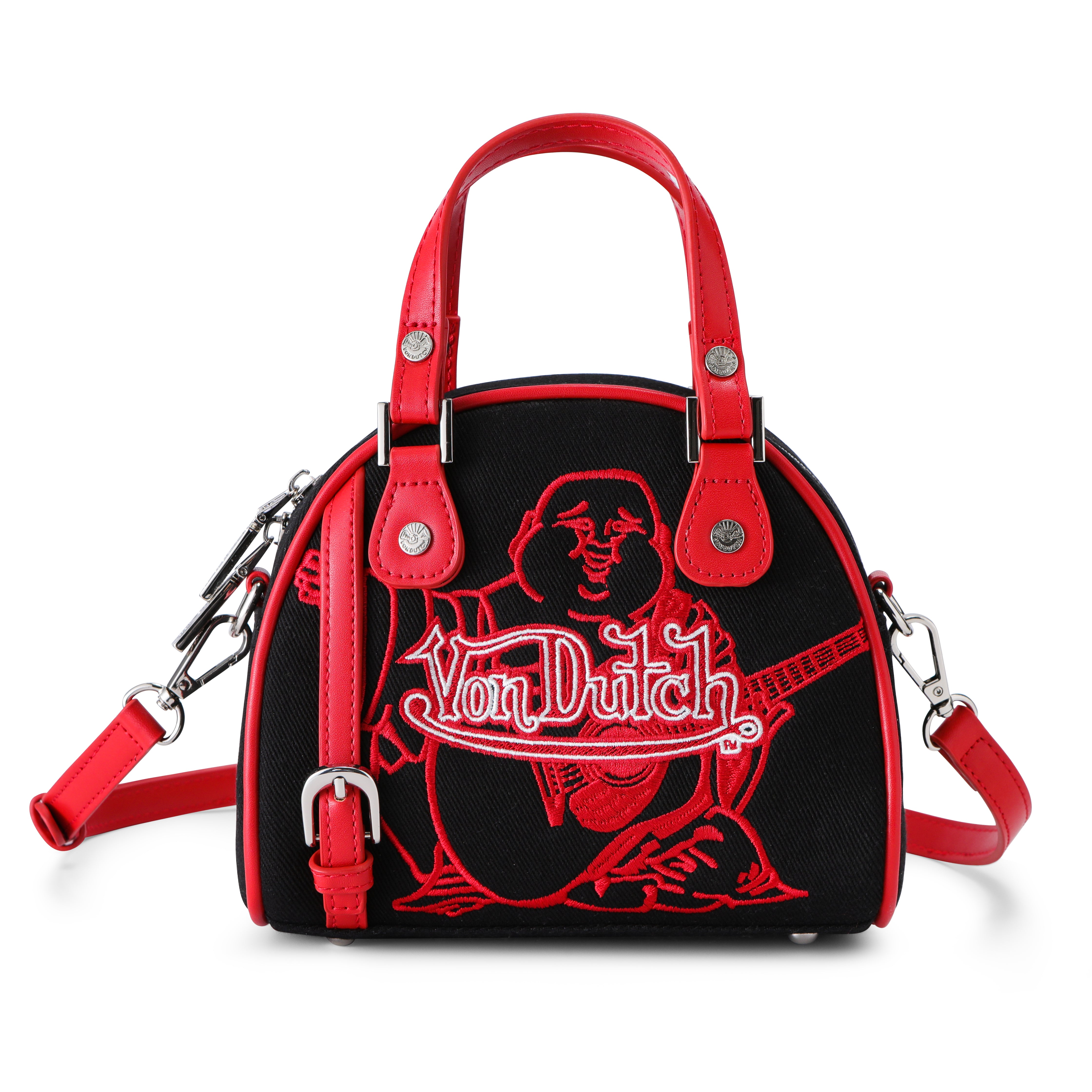 Von Dutch x True Religion Bowling Bag - Black Denim