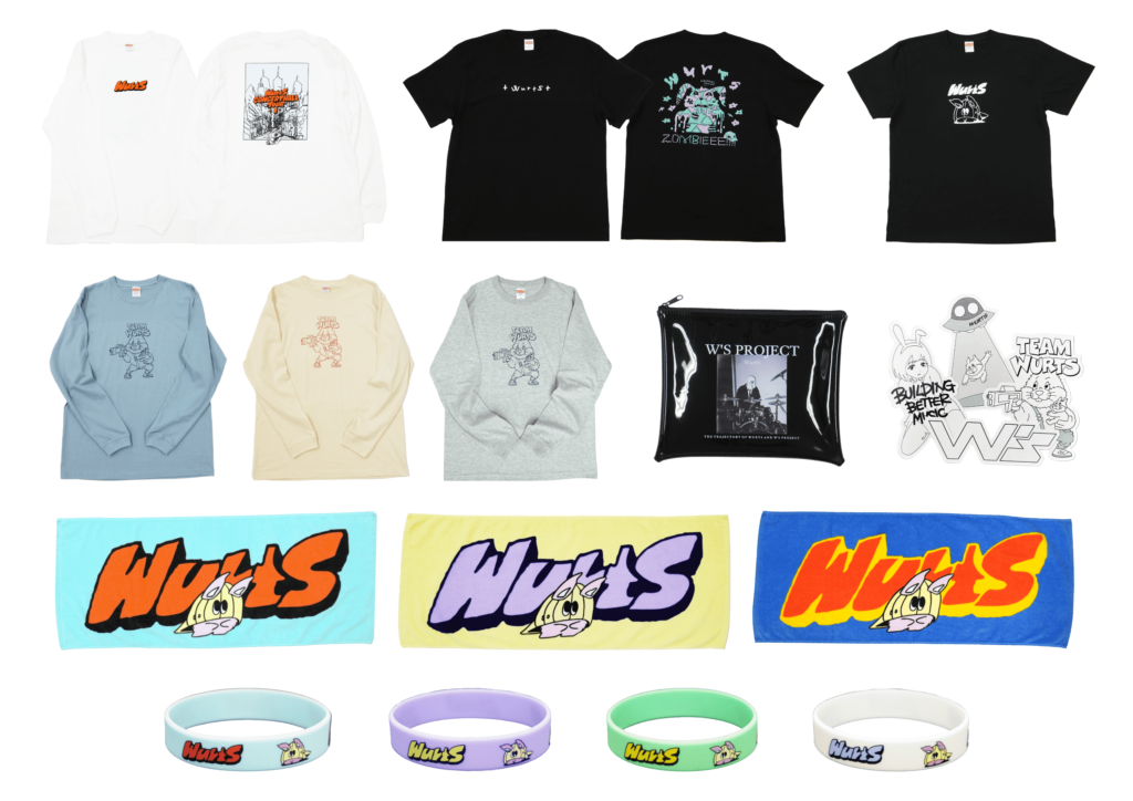 WurtS CONCERT HALL TOUR Ⅰ」春の新作グッズ 通販開始！ - WurtS