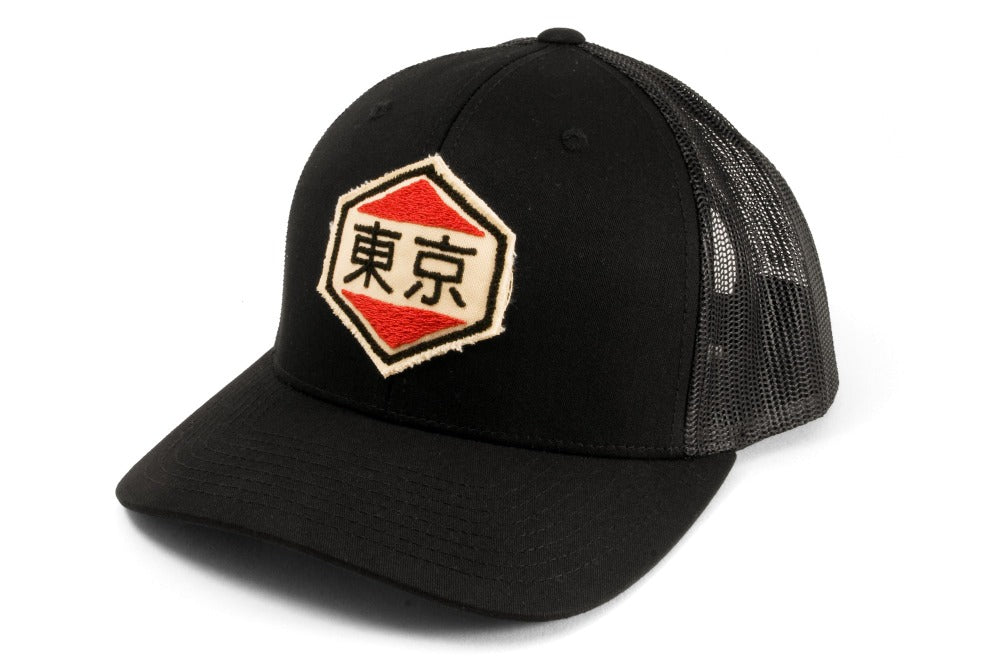 259 - Basecap Trucker Cap Tokyo Black– 877 Workshop