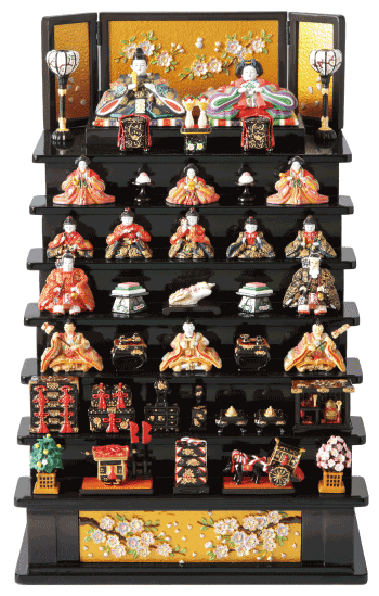 丹青堂のコンパクト段飾り