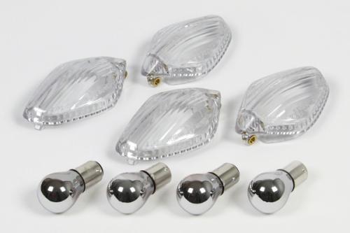 SPECIAL PARTS TAKEGAWA / ウインカーレンズセット(クリア/メッキ