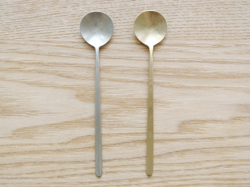 坂野友紀のコーヒースプーン（洋白＆真鍮） | インテリアブログ 22web