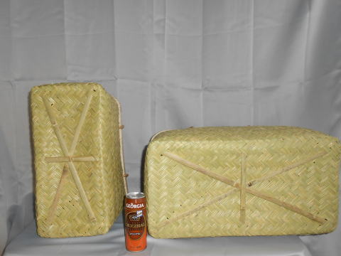 鳥越竹細工」市場かご