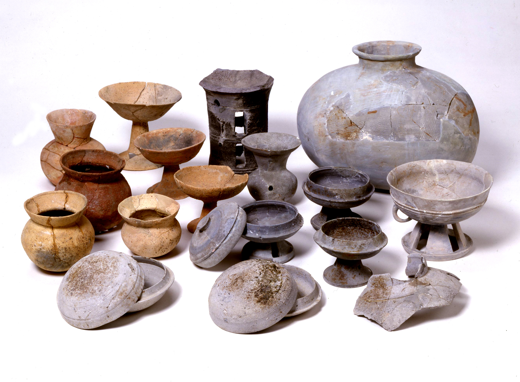 5世紀) 下植野南遺跡出土の土師器・須恵器(R188次調査)／大山崎町