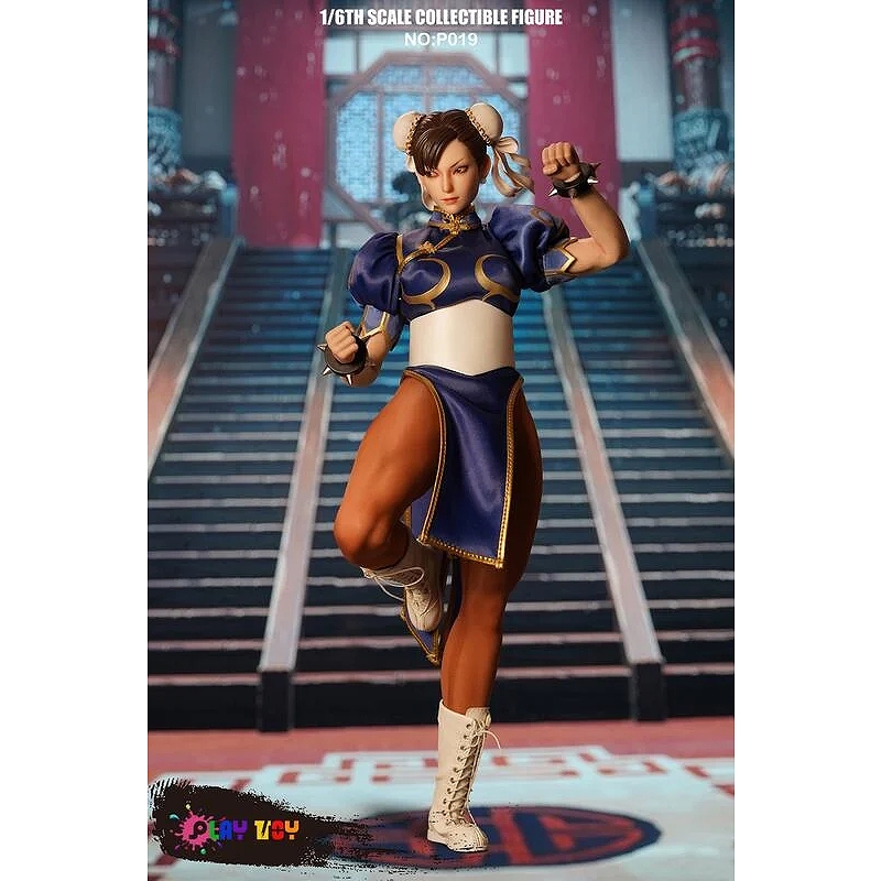 PLAY TOY 1/6 格鬥女神春麗P019.玩具王國Toyking.鋼彈.鋼彈模型.玩具