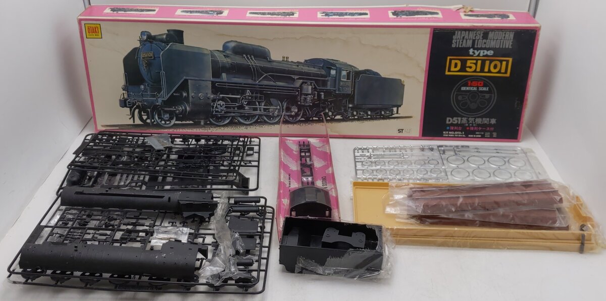 Otaki D 51 101 1:50 Scale Steam Locomotive Model Kit EX/Box – Trainz