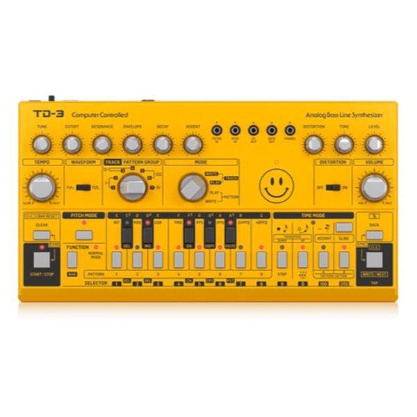 Behringer TD3 Yellow - Bass Line Synth | Turramurra Music