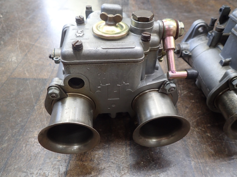 F” WEBER キャブレター 40DCOE18 ASSY ツノ無し イタリア製 未対策 2