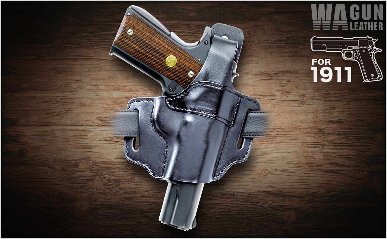 完売】WAガンレザー ヒップホルスター ガバメント用 【WESTERN ARMS】