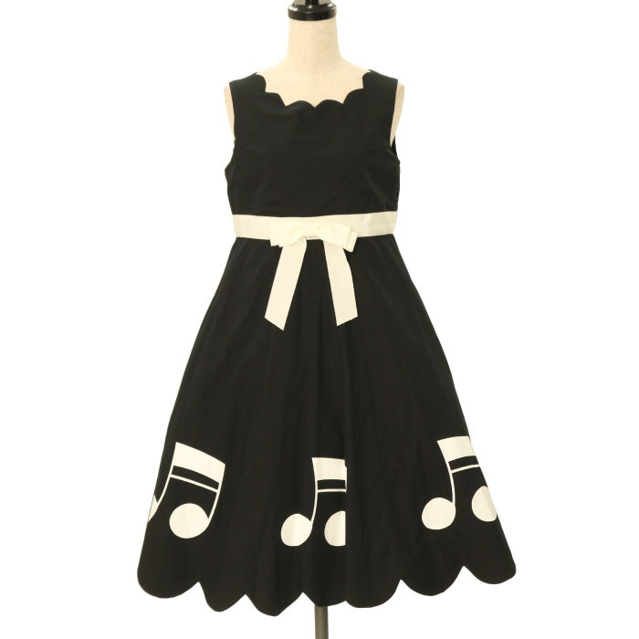 USED】【Emily Temple/160cm】音符プリントスカラップジャンパー