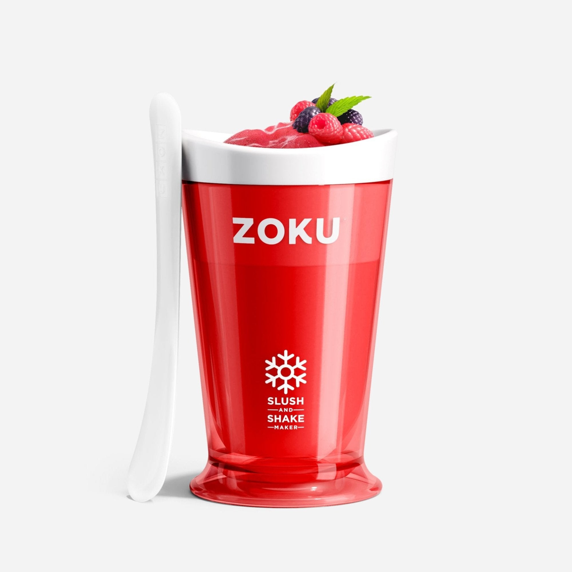 ZOKU Red Slush & Shake Maker | Compact Quick Freeze Drink Maker