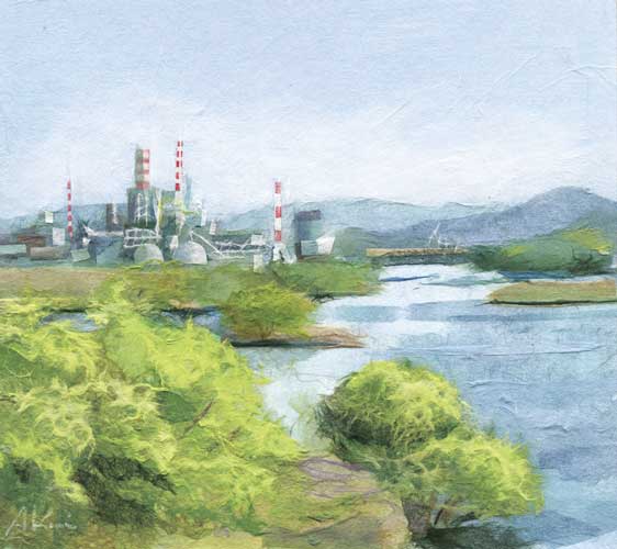 和紙ちぎり絵のがんぴ舎