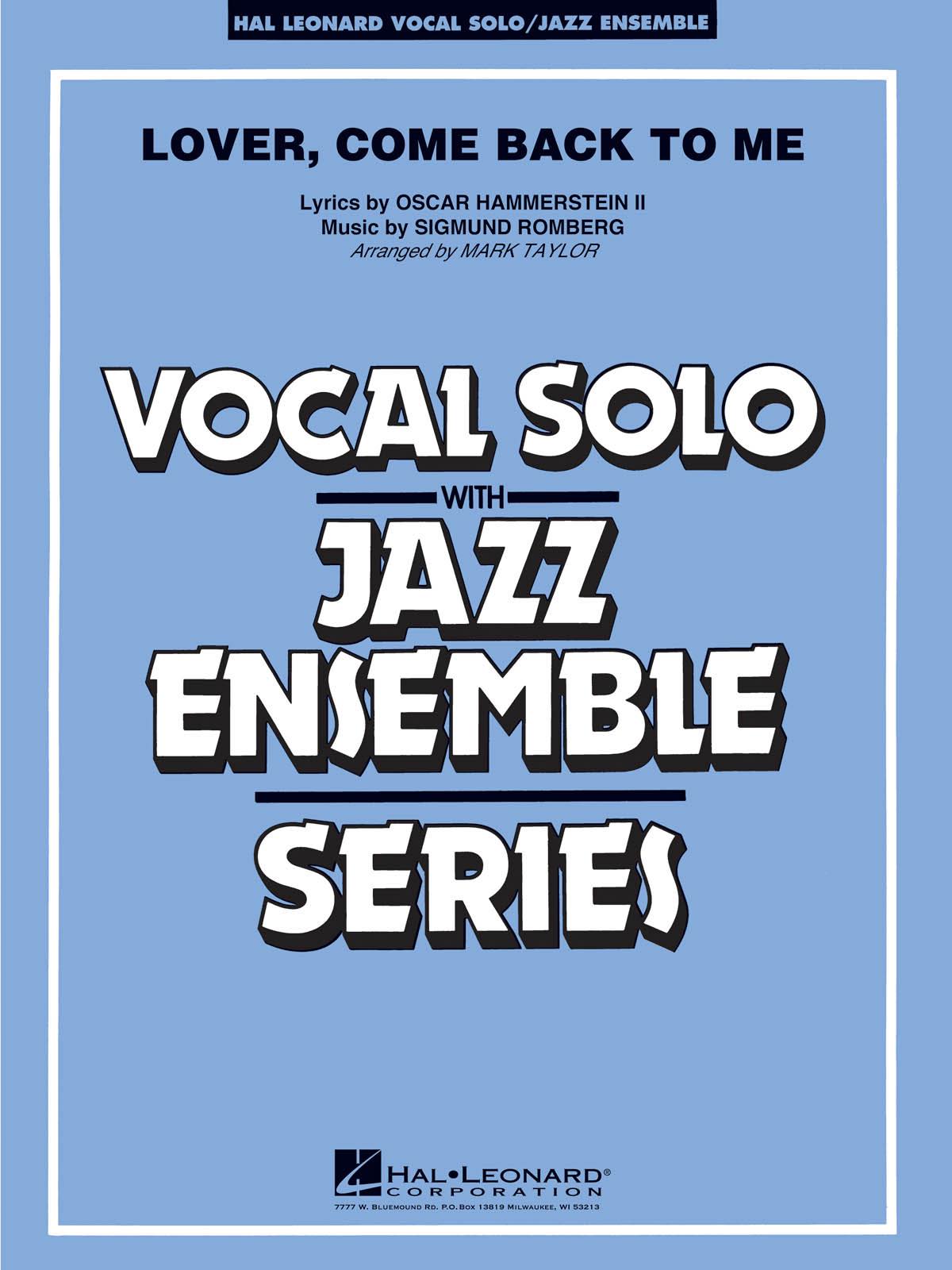 Lover Come Back to Me (Key: B-Flat)《輸入ジャズ楽譜》 – ロケット