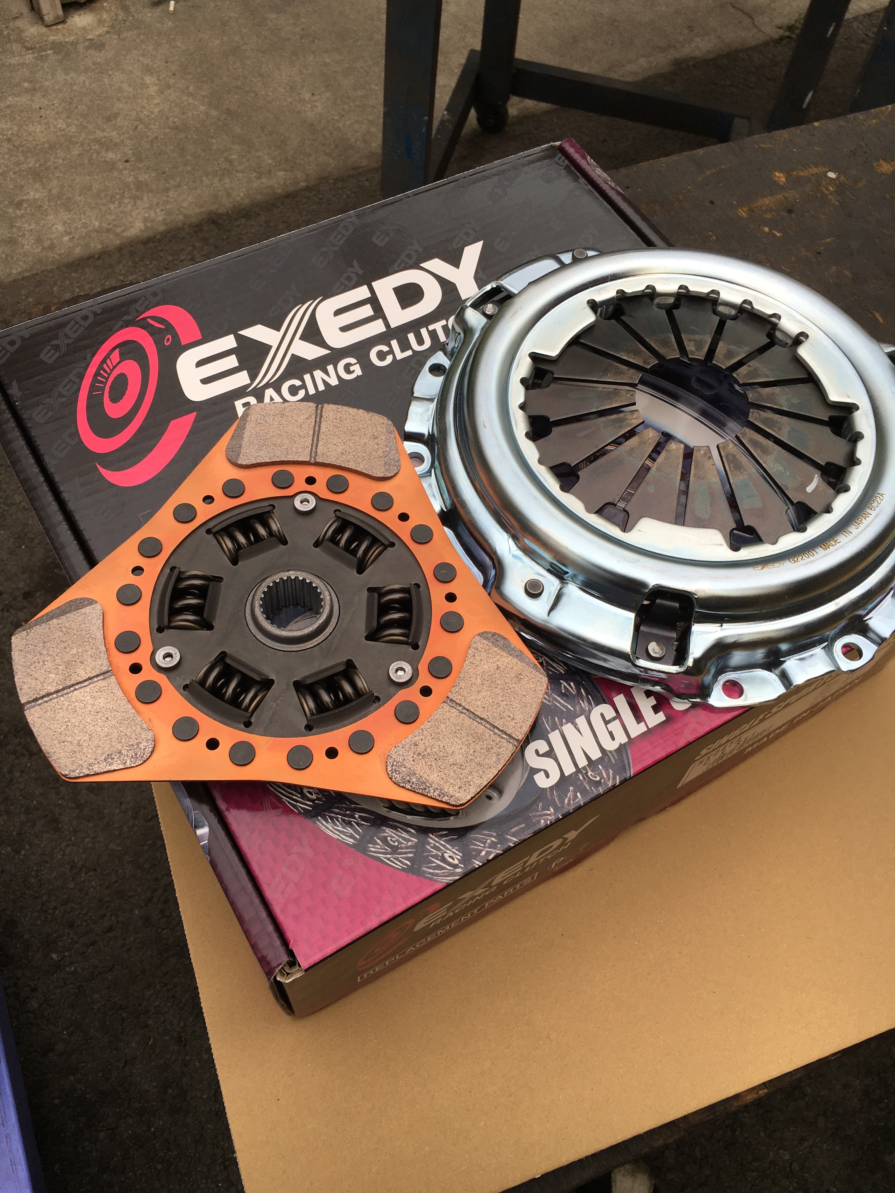 シビックR EK9 強化クラッチ交換 | garageFK