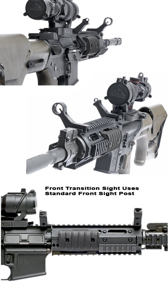 45 Degree Iron Sights | GG&G AR Transition Sights