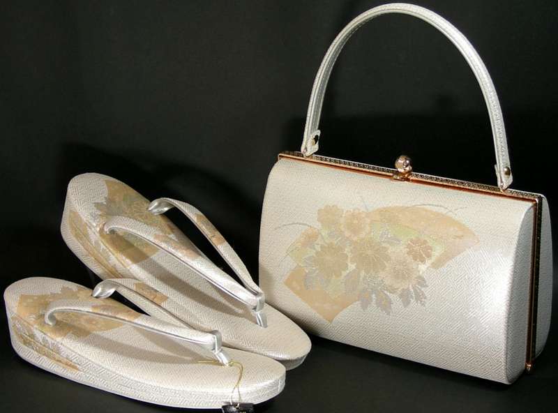 婦人佐賀錦織草履バッグセットの通信販売 | 下駄・草履の和装履物店 現代屋