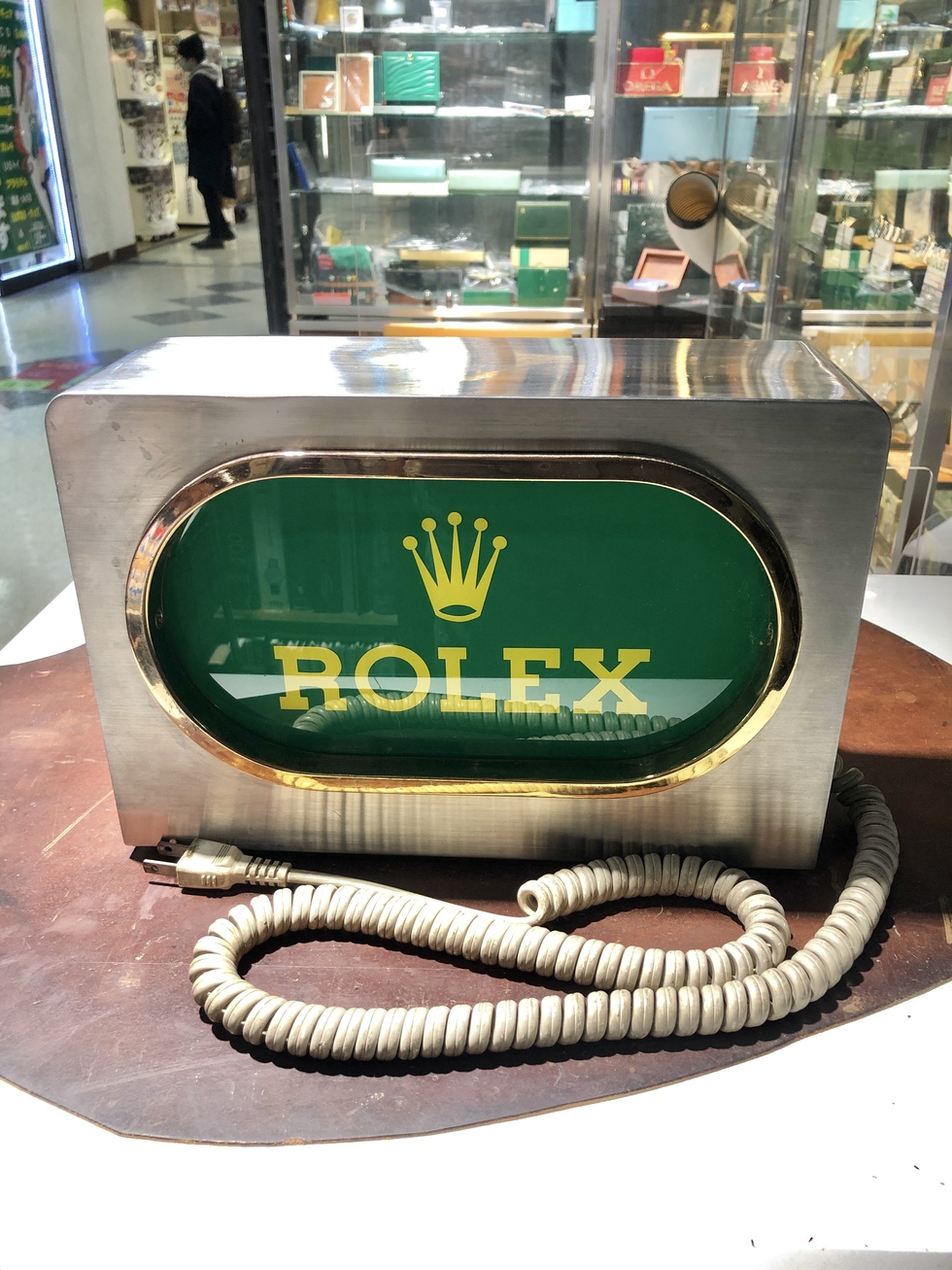 非売品 ROLEX正規販売店用 アンティークサインディスプレイ