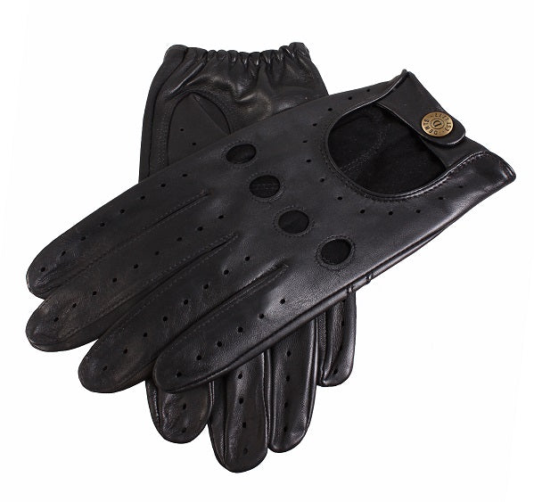 Mens Dents Black Hairsheep Leather Driving Gloves – Hemingway-Tailors