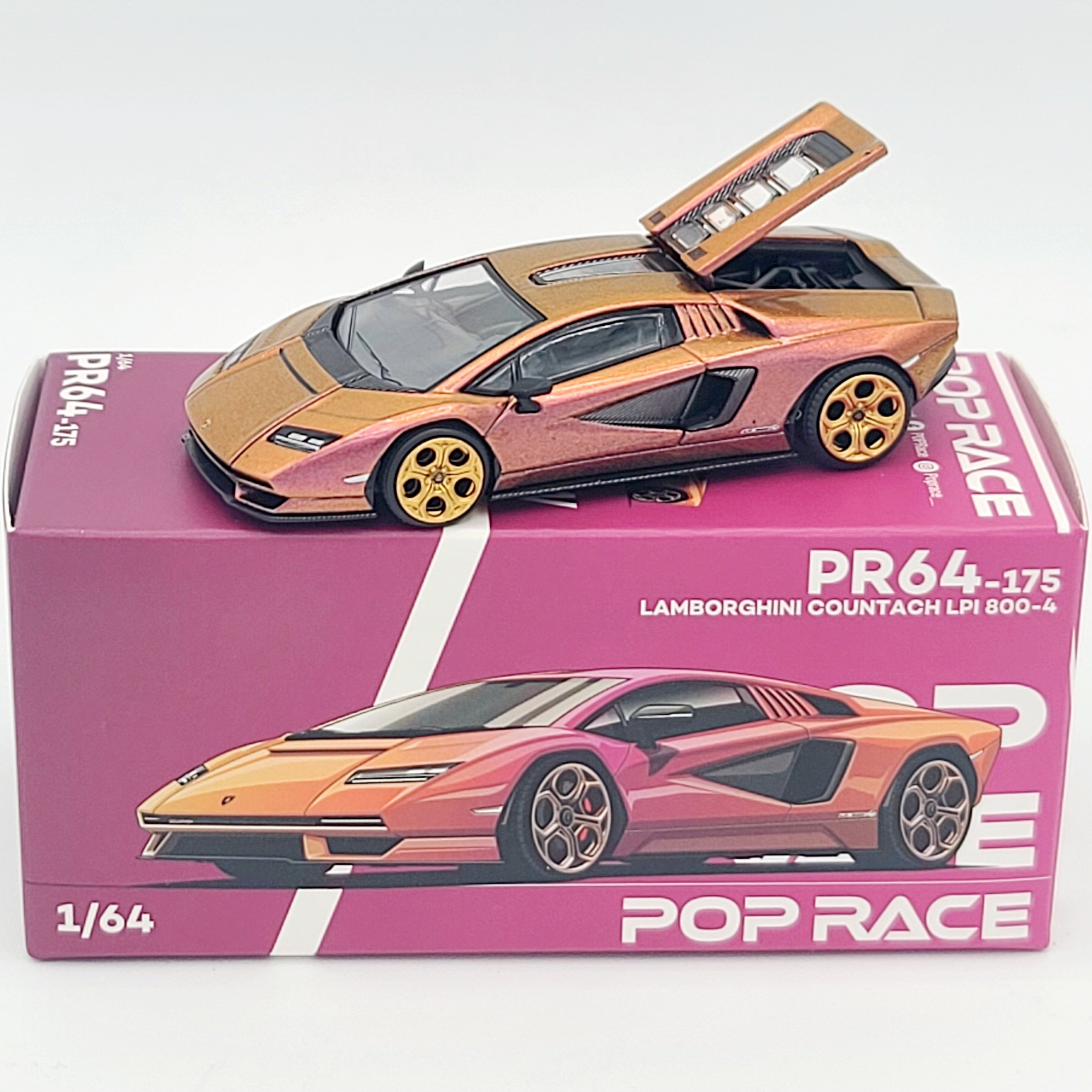 Pop Race Lamborghini Countach LPI 800-4 - 1:64 (2025 Limited Edition)