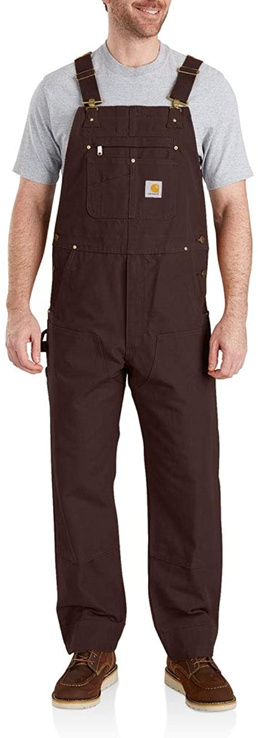 Men's Carhartt Dark Brown Bibs #102776-DKBX | High Country Western