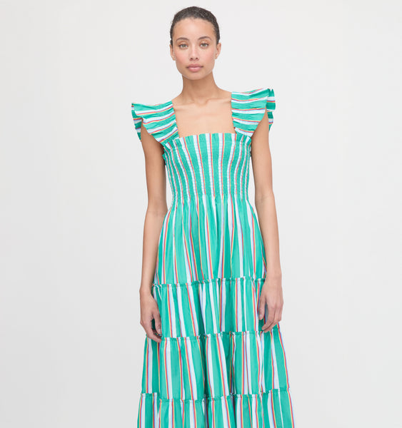 The Ellie Nap Dress - Sunset Stripe – Hill House Home