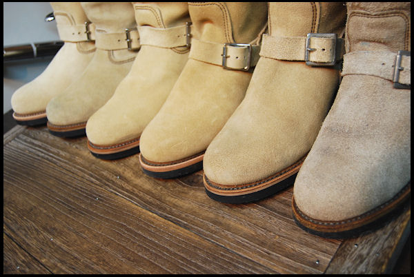 レッドウィング8268スエードエンジニアブーツの変遷。PT83PT91PT99