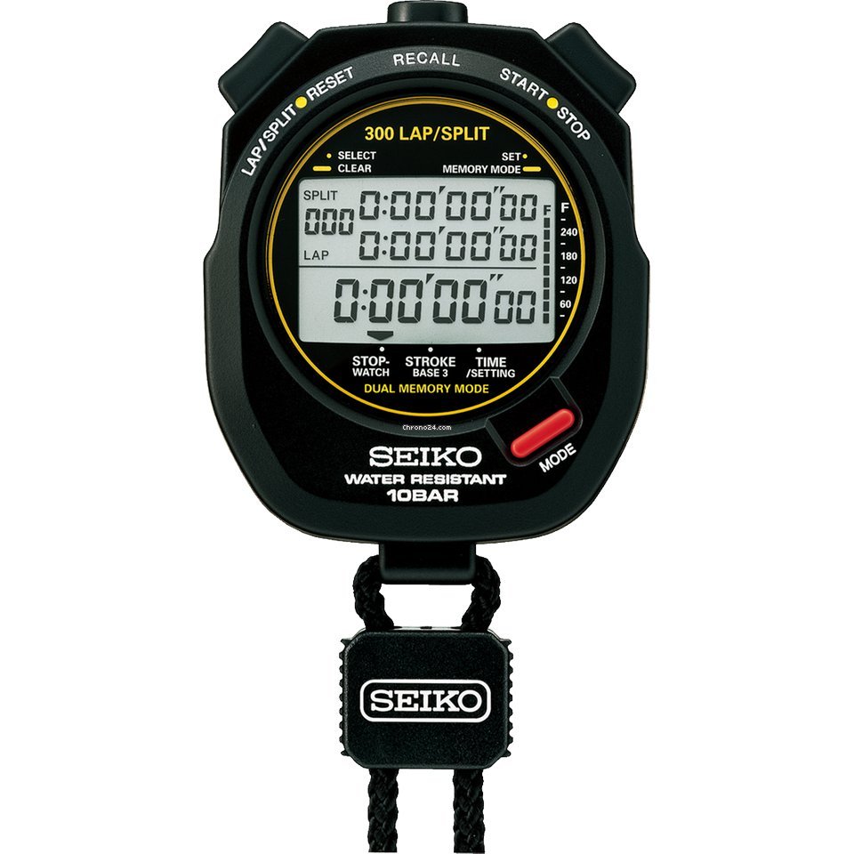 SEIKO Stopwatch SVAS009 Battery powered quartz Reinforced